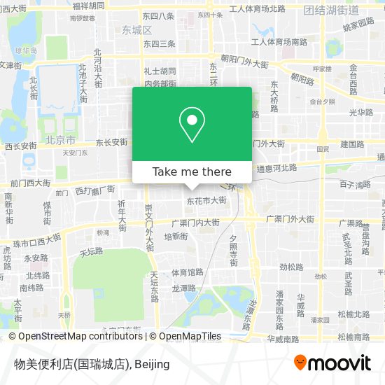 物美便利店(国瑞城店) map