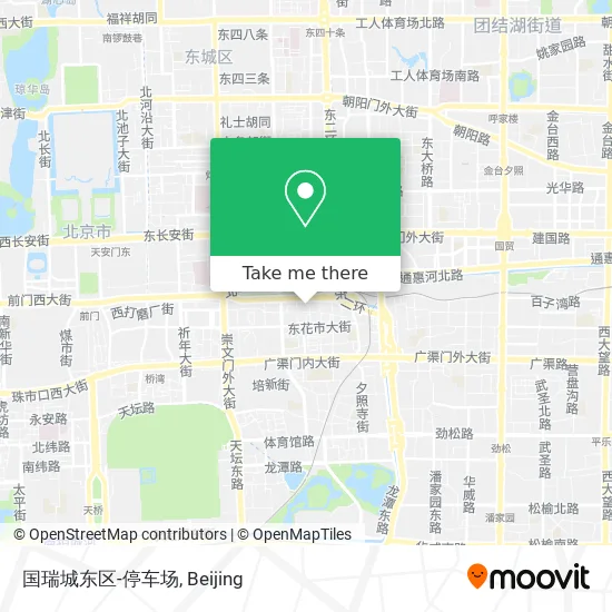 国瑞城东区-停车场 map
