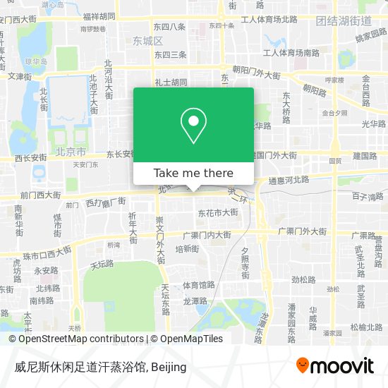 威尼斯休闲足道汗蒸浴馆 map