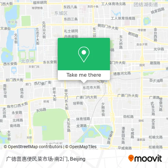 广德普惠便民菜市场-南2门 map