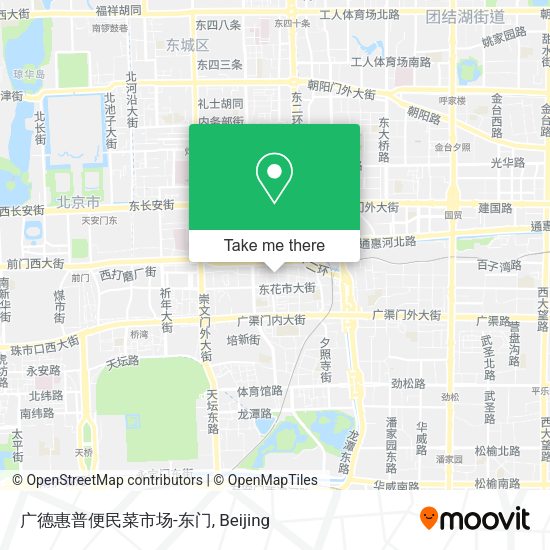 广德惠普便民菜市场-东门 map