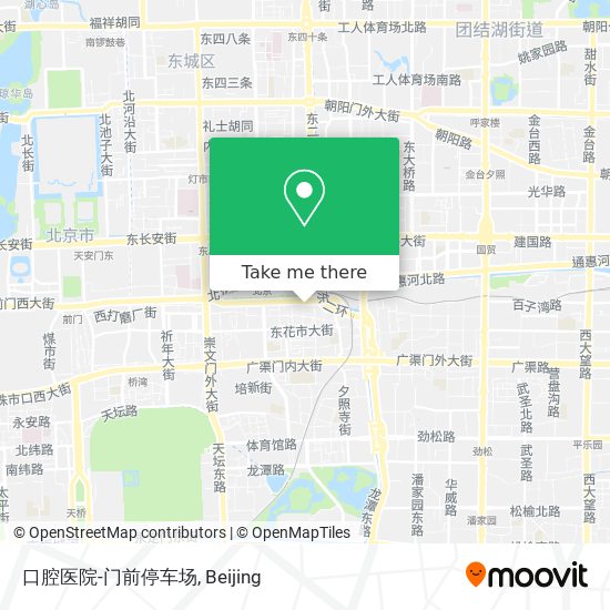 口腔医院-门前停车场 map