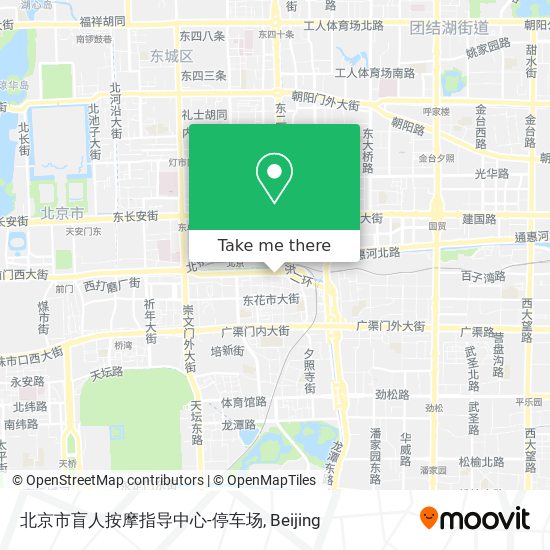 北京市盲人按摩指导中心-停车场 map