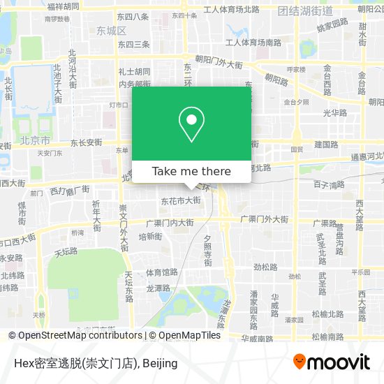 Hex密室逃脱(崇文门店) map