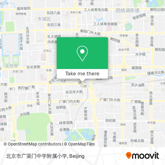 北京市广渠门中学附属小学 map