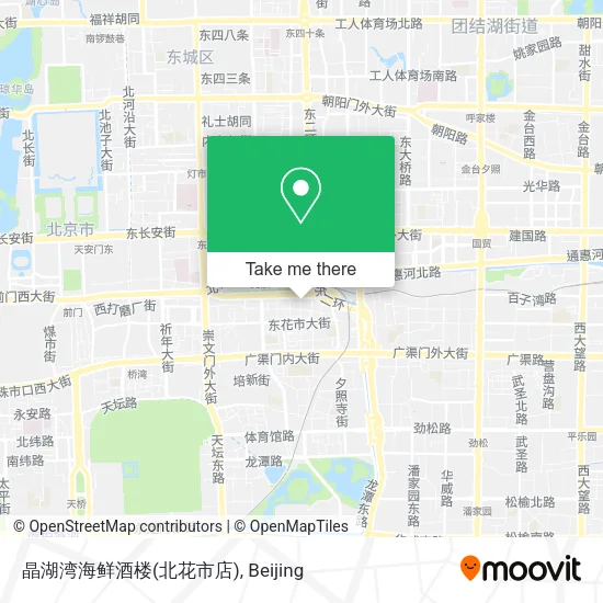 晶湖湾海鲜酒楼(北花市店) map
