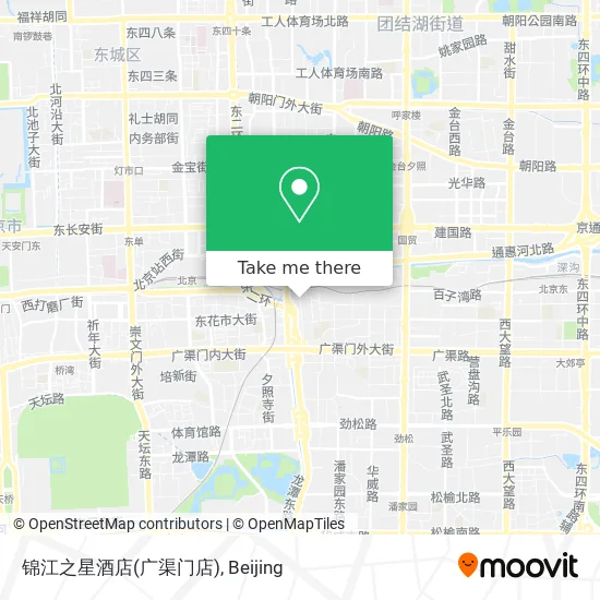 锦江之星酒店(广渠门店) map