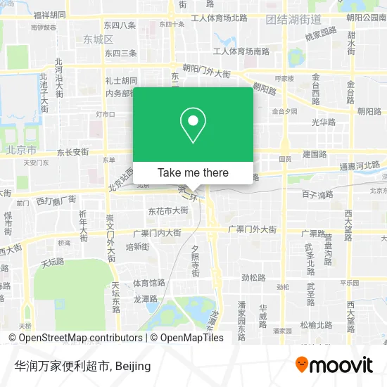 华润万家便利超市 map
