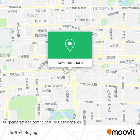 云腾食府 map