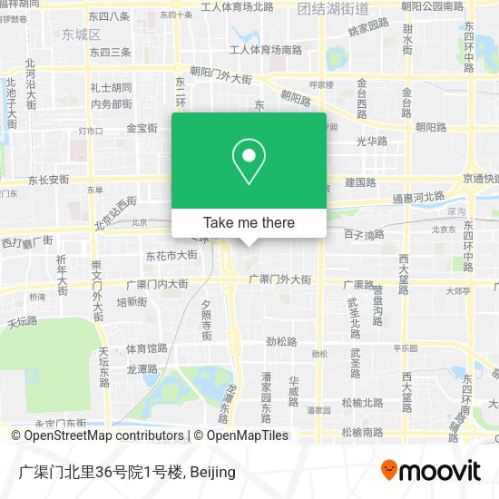广渠门北里36号院1号楼 map