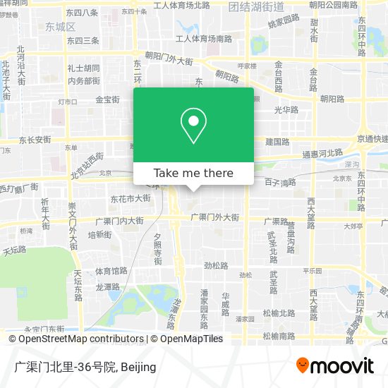 广渠门北里-36号院 map