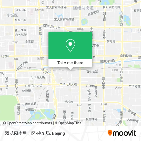 双花园南里一区-停车场 map