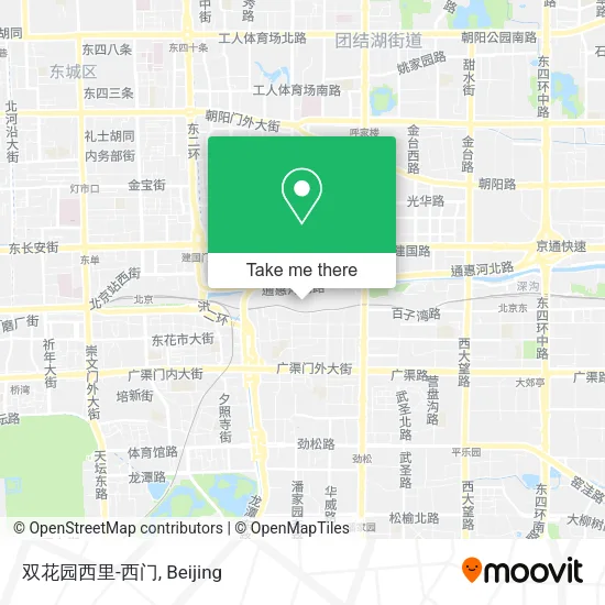 双花园西里-西门 map