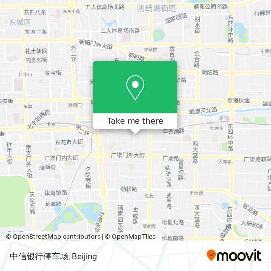 中信银行停车场 map
