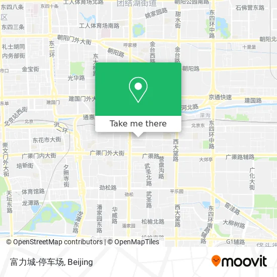 富力城-停车场 map