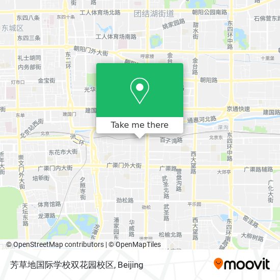 芳草地国际学校双花园校区 map