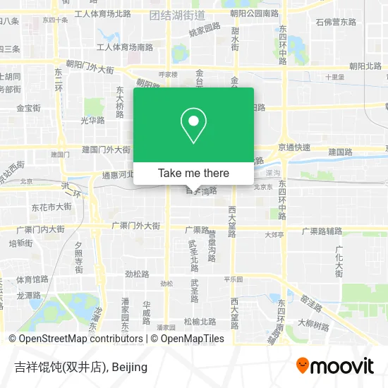 吉祥馄饨(双井店) map