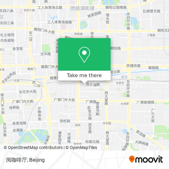 阅咖啡厅 map