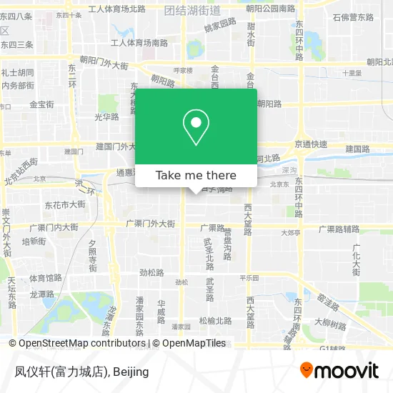 凤仪轩(富力城店) map