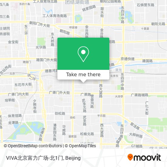 VIVA北京富力广场-北1门 map