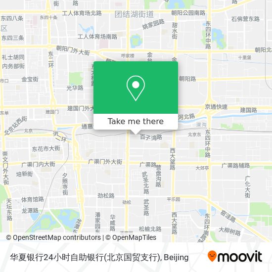 华夏银行24小时自助银行(北京国贸支行) map