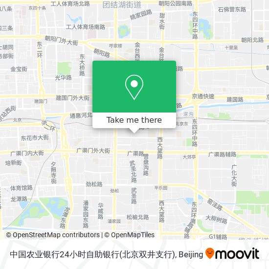 中国农业银行24小时自助银行(北京双井支行) map