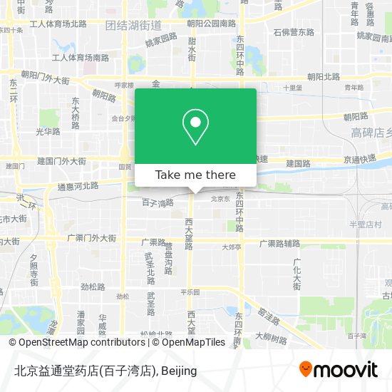 北京益通堂药店(百子湾店) map