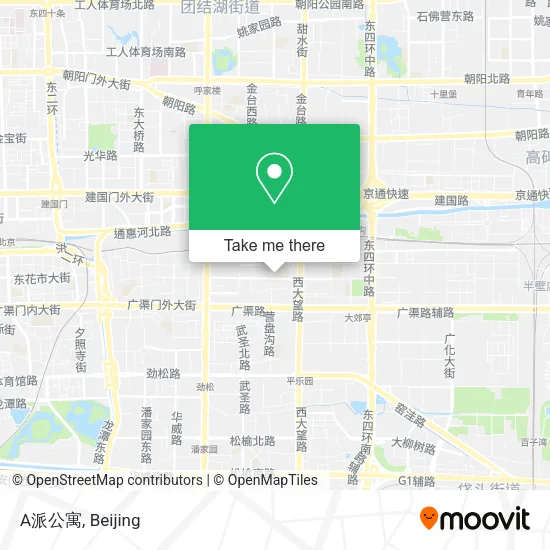 A派公寓 map