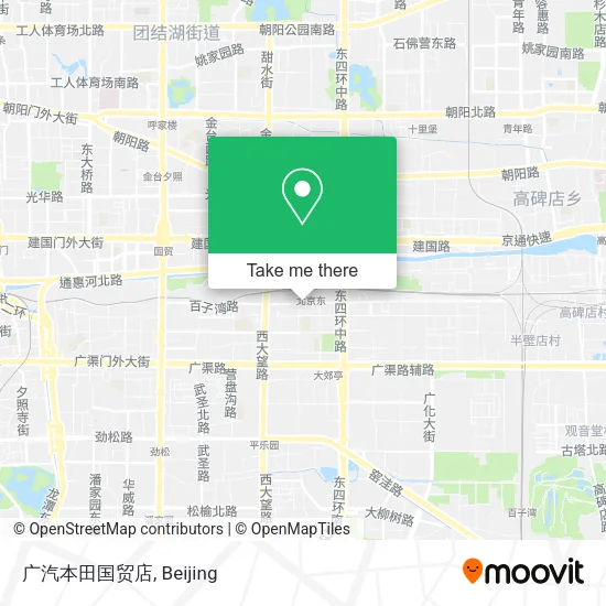 广汽本田国贸店 map