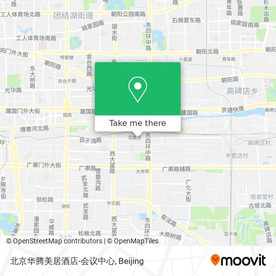 北京华腾美居酒店-会议中心 map