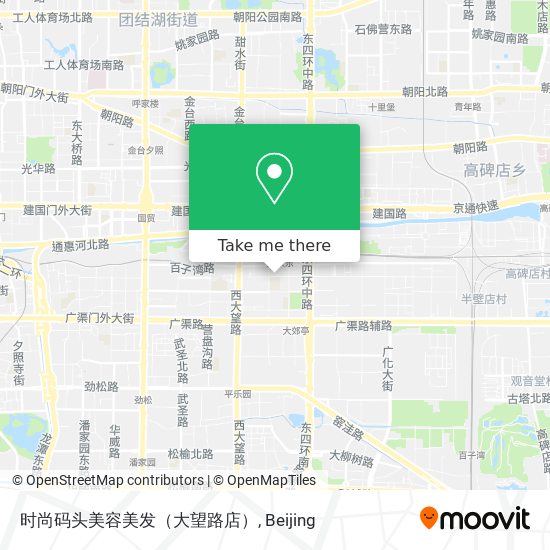 时尚码头美容美发（大望路店） map