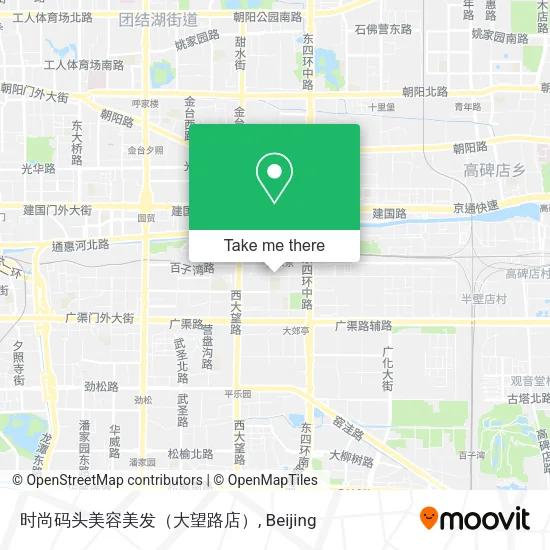 时尚码头美容美发（大望路店） map
