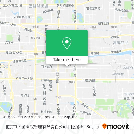 北京市大望医院管理有限责任公司-口腔诊所 map