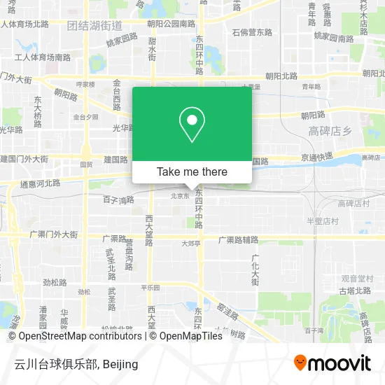 云川台球俱乐部 map