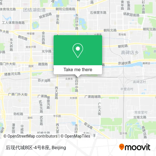 后现代城B区-4号B座 map
