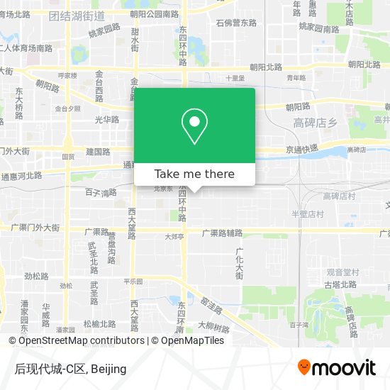 后现代城-C区 map