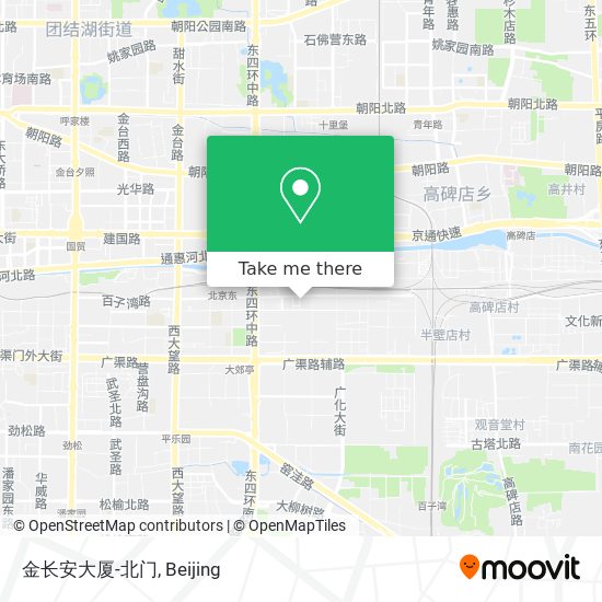 金长安大厦-北门 map