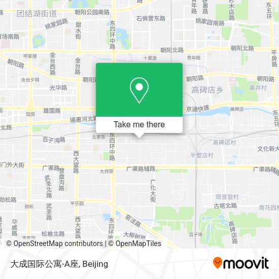 大成国际公寓-A座 map