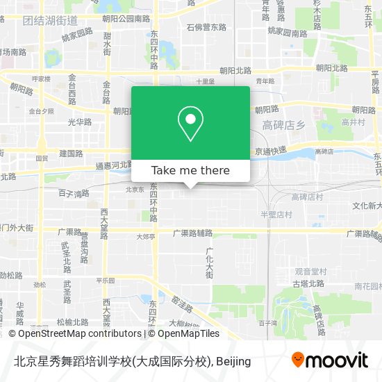 北京星秀舞蹈培训学校(大成国际分校) map
