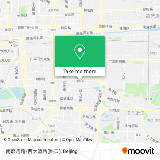 南磨房路/西大望路(路口) map
