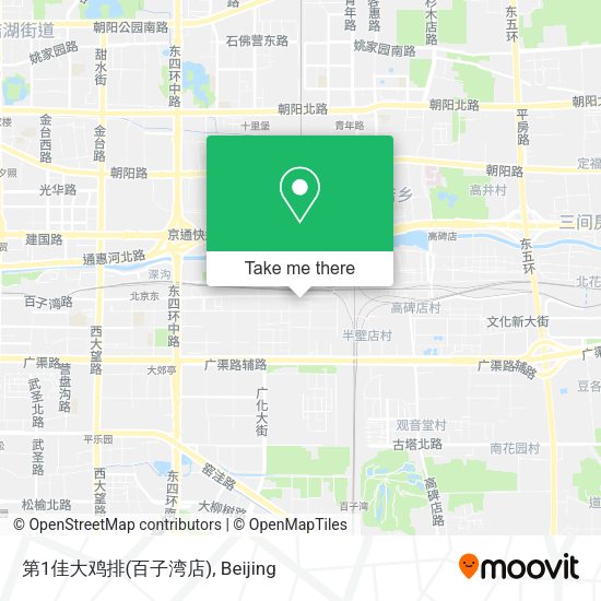 第1佳大鸡排(百子湾店) map