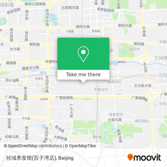 丝域养发馆(百子湾店) map