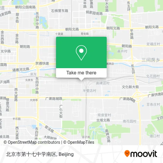 北京市第十七中学南区 map