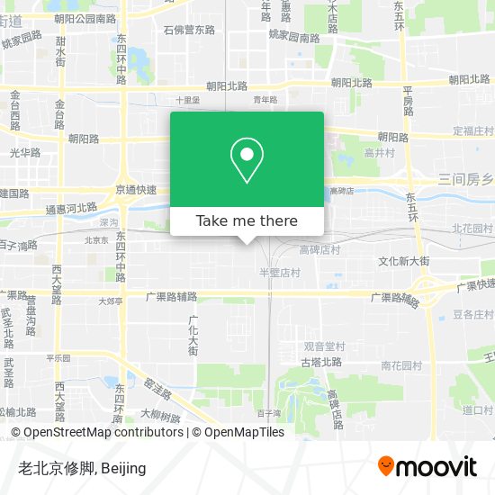老北京修脚 map