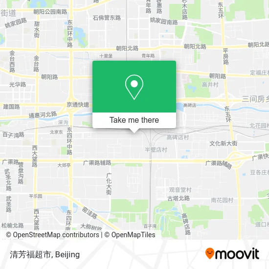 清芳福超市 map