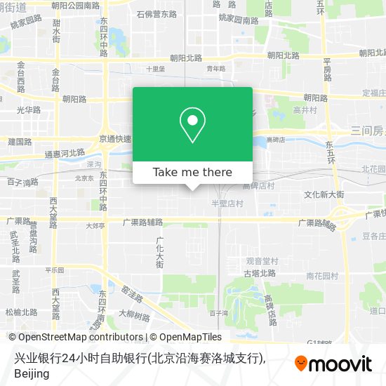 兴业银行24小时自助银行(北京沿海赛洛城支行) map