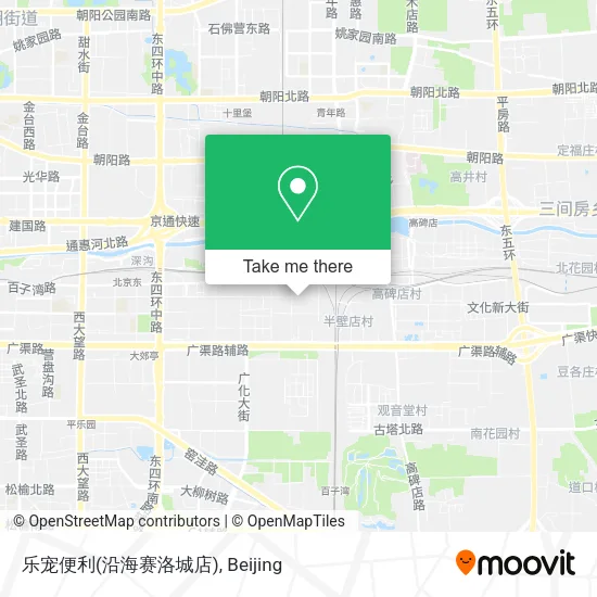 乐宠便利(沿海赛洛城店) map