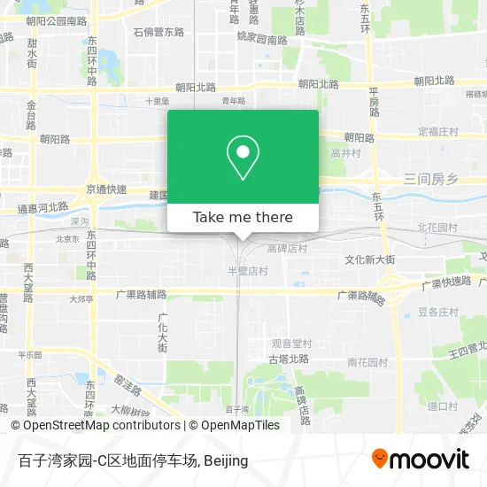 百子湾家园-C区地面停车场 map