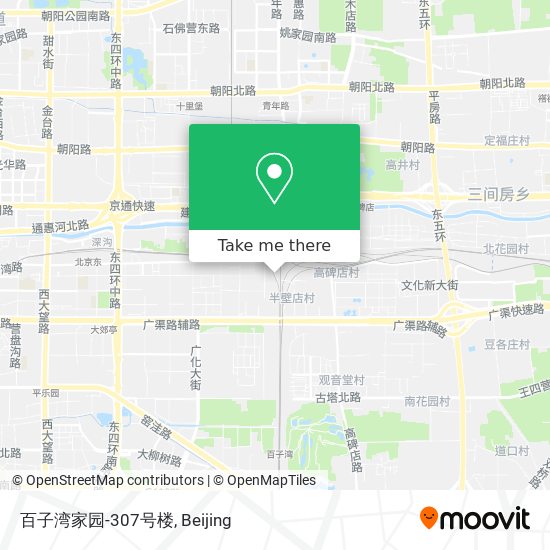 百子湾家园-307号楼 map