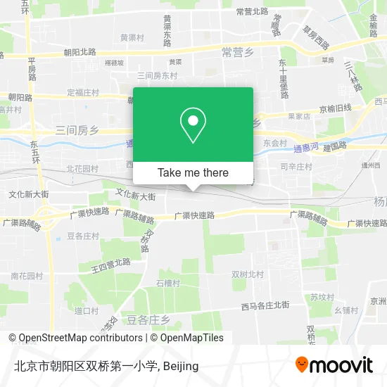 北京市朝阳区双桥第一小学 map